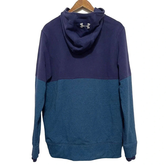 Under Armour Threadborne Fleece Hoodie Sweatshirt Sz Large - Picture 2 of 7